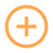 Orange Plus Icon